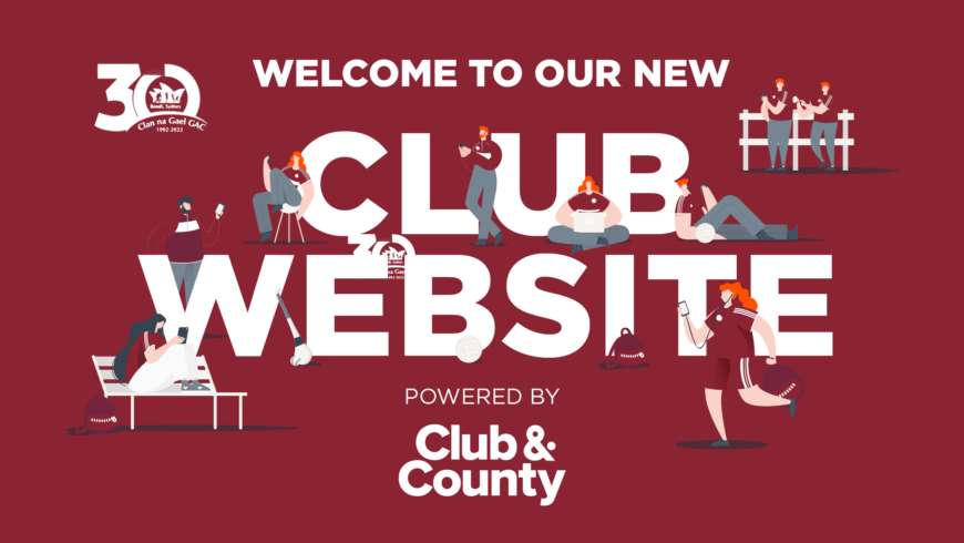 Welcome to our new Club Website